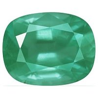2.06 ct Cushion Green Natural Emerald