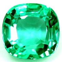 1.11 ct Cushion Green Natural Emerald
