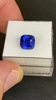 3.05 ct Cushion Blue Natural Sapphire
