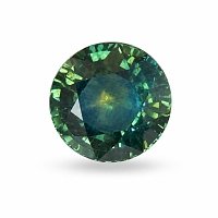 2.42 ct Round Green Natural Sapphire