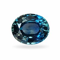 2.55 ct Oval Green Natural Sapphire