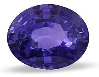 3.58 ct Oval Purple Natural Sapphire