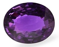 10.15 ct Oval Purple Natural Sapphire