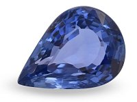 3.47 ct Pear Blue Natural Sapphire