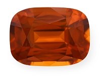 7.33 ct Cushion Orange Natural Sapphire