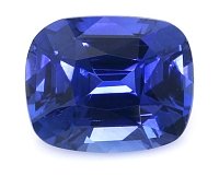 3.26 ct Cushion Blue Natural Sapphire