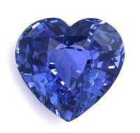 3.05 ct Heart Blue Natural Sapphire
