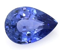 6.99 ct Pear Blue Natural Sapphire