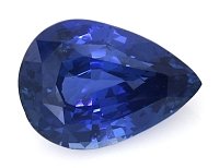 6.05 ct Pear Blue Natural Sapphire