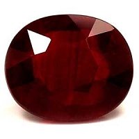 2.03 ct Oval Red Natural Ruby
