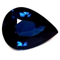 2.34 ct Pear Blue Natural Sapphire