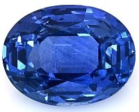 3.46 ct Oval Blue Natural Sapphire