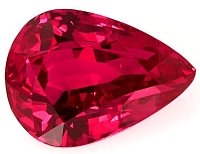 2.06 ct Pear Red Natural Ruby