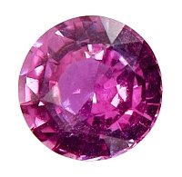 3.13 ct Round Pink Natural Sapphire