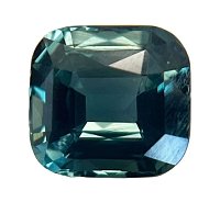 5.02 ct Cushion Green Natural Sapphire