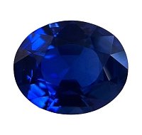 6.16 ct Oval Blue Natural Sapphire