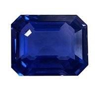 3.59 ct Emerald Blue Natural Sapphire