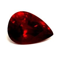 1.17 ct Pear Red Natural Ruby