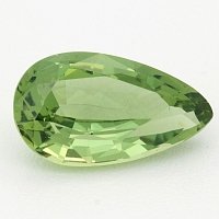 3.54 ct Pear Green Natural Sapphire
