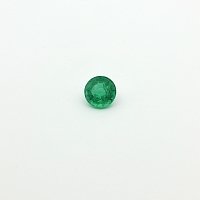 1.01 ct Round Green Natural Emerald