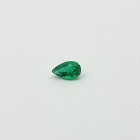 0.21 ct Pear Green Natural Emerald