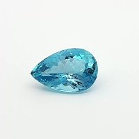 7.00 ct Pear Blue Natural Aquamarine