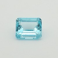 7.15 ct Emerald Blue Natural Aquamarine