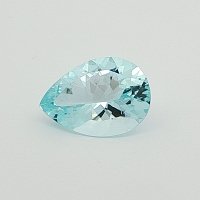 9.13 ct Pear Blue Natural Aquamarine