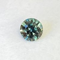 1.34 ct Round Green Natural Sapphire