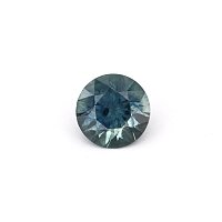 1.09 ct Round Green Natural Sapphire