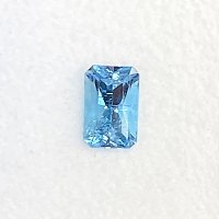 1.03 ct Radiant Blue Natural Aquamarine
