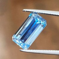 4.07 ct Emerald Blue Natural Aquamarine