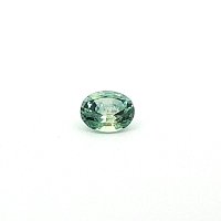 0.61 ct Oval Green Natural Sapphire