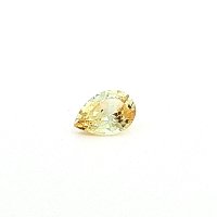 0.75 ct Pear Yellow Natural Sapphire