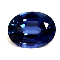1.60 ct Oval Blue Natural Sapphire