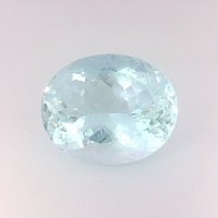 9.63 ct Oval Blue Natural Aquamarine