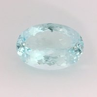 10.50 ct Oval Blue Natural Aquamarine