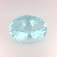 10.81 ct Oval Blue Natural Aquamarine