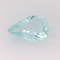 7.69 ct Pear Green Natural Aquamarine