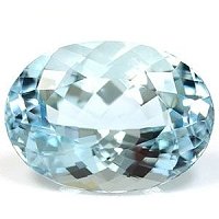 7.68 ct Oval Blue Natural Aquamarine