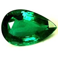 1.20 ct Pear Green Natural Emerald