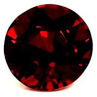1.04 ct Round Red Natural Ruby