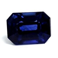 0.96 ct Emerald Blue Natural Sapphire