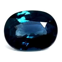 2.64 ct Oval Blue Natural Sapphire