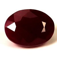 5.12 ct Oval Red Natural Ruby
