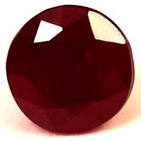1.30 ct Round Red Natural Ruby
