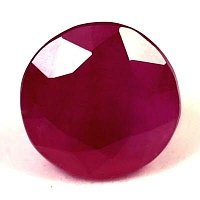 1.38 ct Round Red Natural Ruby