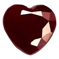 1.16 ct Heart Red Natural Ruby