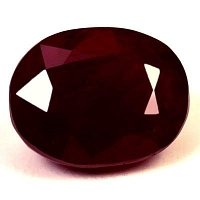 5.93 ct Oval Red Natural Ruby