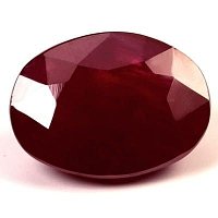 3.77 ct Oval Red Natural Ruby